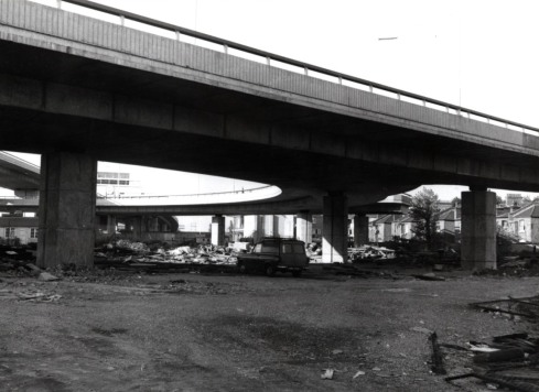 Walmer Road site looking west from Pamber Street 1970 KS4703