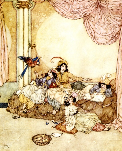 Sleeping Beauty - they overran the house without loss of time